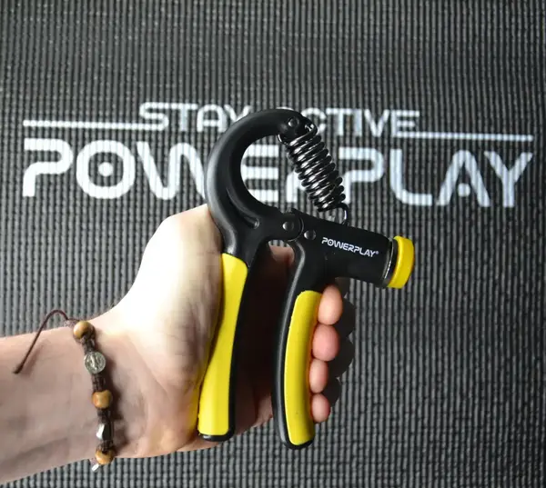 Еспандер кистьовий PowerPlay PP-4323 з регульованим навантаженням 10-40 кг. Strength Grip Чорно-жовтий купити недорого в Україні, фото 8