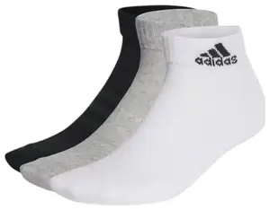 Носки Adidas C SPW ANK 3P белый, черный, серый Уни M (40-42) купить