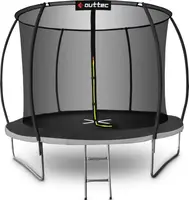 Батут OUTTEC Pumpkin с внутренней сеткой 8 футов 252 см черно-серый купить