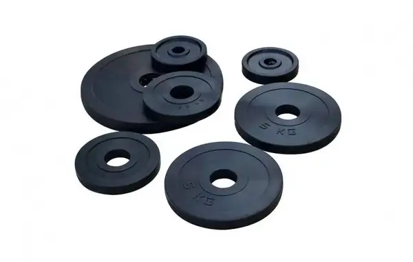 Штанга для жима прорезиненная на 105 кг с олимпийским грифом. купить недорого в Украине, фото 6