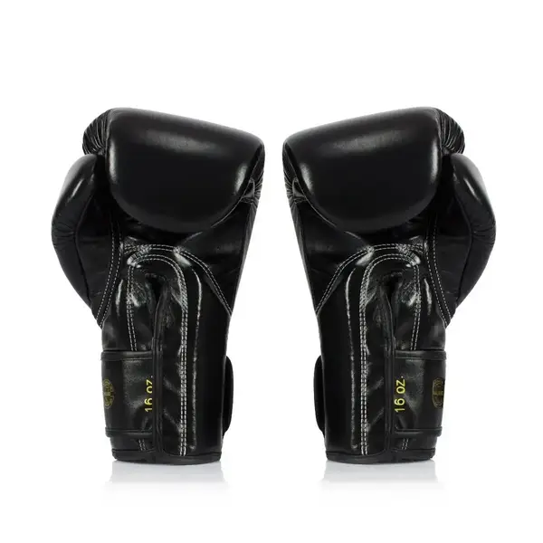 Боксерские перчатки Fairtex BGVG1 Black 10 унций (бинты в комплекте) купить недорого в Украине, фото 2