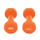 Гантели виниловые PowerPlay 4125 Achilles 2*4 кг. Оранжевые (пара - 2шт.) + Резинка для фитнеса 7,5кг купить