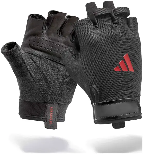 Перчатки для тренинга Adidas Essential Training Gloves черный, красный Уни XS купить недорого в Украине, фото 5