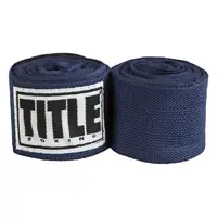 Бинты для бокса TITLE Boxing Select 180" Semi Elastic Mexican Navy (4.5м.) купить