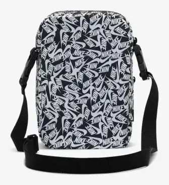 Сумка через плечо Nike NK HERITAGE CRSSBDY - ACCS PRN черный, белый Уни 27 х 6 х 15 см купить недорого в Украине, фото 2