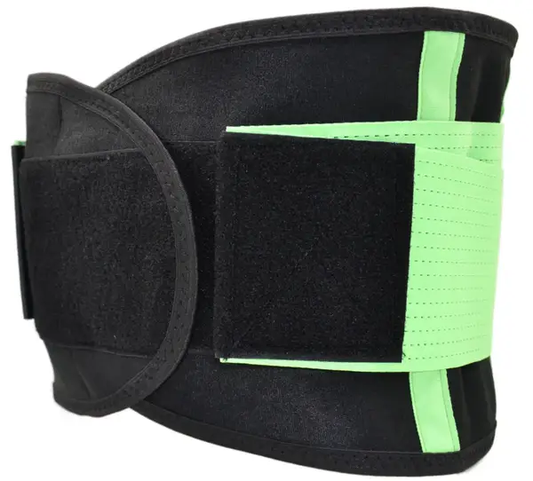 Пояс компресійний MadMax MFA-277 Slimming belt Black/neon green M купити недорого в Україні, фото 4