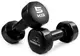 Гантели виниловые PowerPlay 4125 Achilles 2*5 кг. Черные (пара - 2шт.) купить
