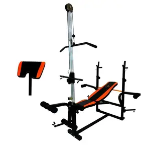 Лава для жима с тягой + 4 грифа + Металлические диски RN-Sport 65кг купить