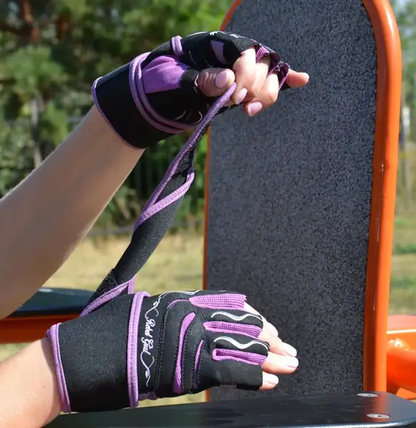 Перчатки для фитнеса Power System PS-2720 Rebel Girl женские Purple S купить недорого в Украине, фото 8