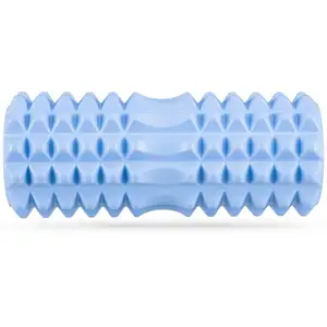 Масажний ролик Gymtek для йоги та фітнесу 33*10,5см блакитний купити