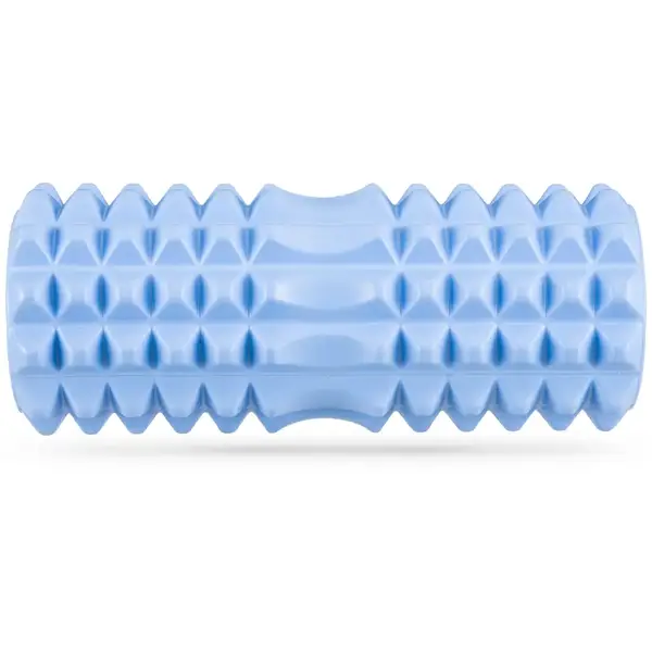 Масажний ролик Gymtek для йоги та фітнесу 33*10,5см блакитний купити недорого в Україні, фото 2