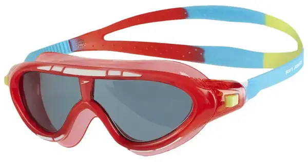Очки для плавания Speedo RIFT GOG JU RED/SMOKE красный, голубой, салатовый OSFM купить