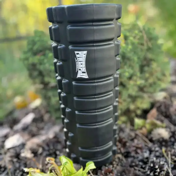 Масажний ролик (роллер) PowerPlay 4025 Massage Roller Чорний (33x14см.) купити недорого в Україні, фото 5