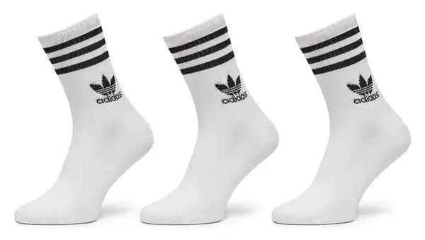 Шкарпетки Adidas CREW SOCK 3STR білий Уні L (43 - 45) купити недорого в Україні, фото 2
