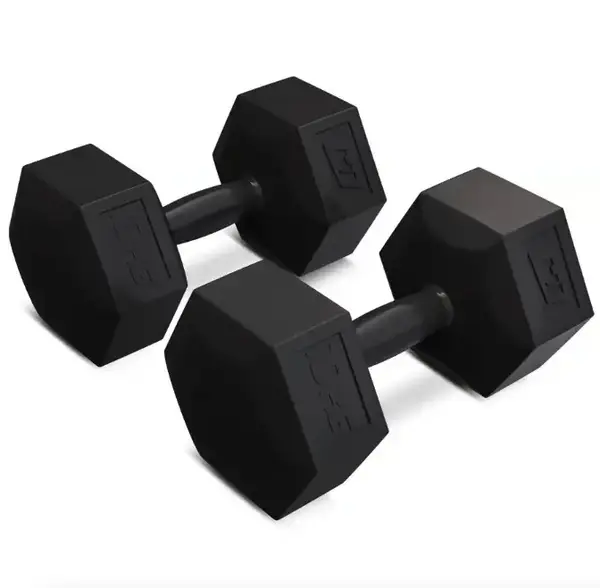 Гантелі для фітнесу композитні Hop-Sport HS-C100DS 2х10 кг чорний купити