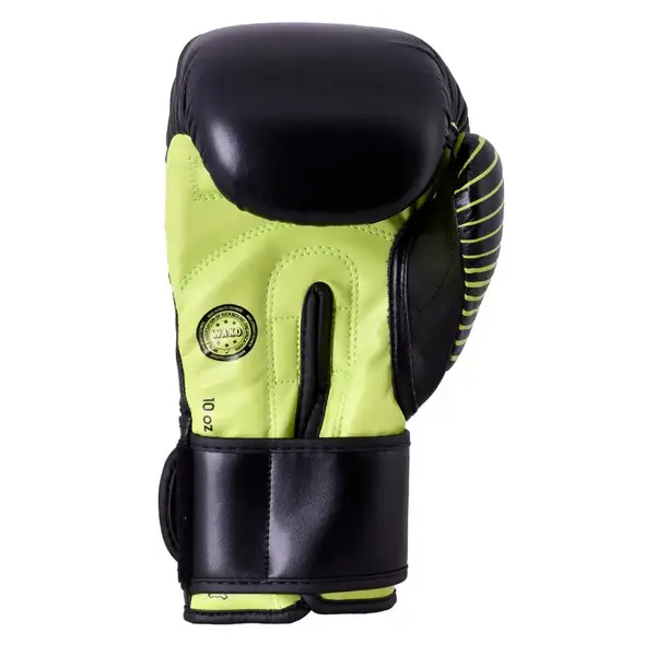Перчатки с лицензией Wako для бокса и кикбоксинга| 10 унций | черно/зеленый | ADIDAS adiKBWKF200 купить недорого в Украине, фото 4