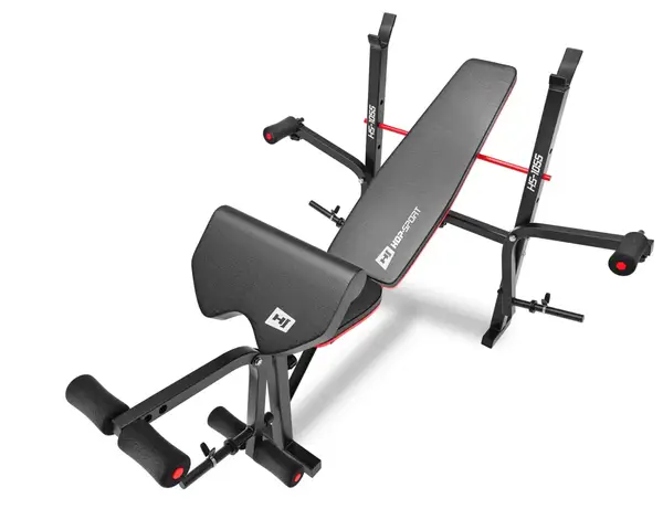 Скамья тренировочная Hop-Sport HS-1055 Pro (не подвижные стойки) купить недорого в Украине, фото 9