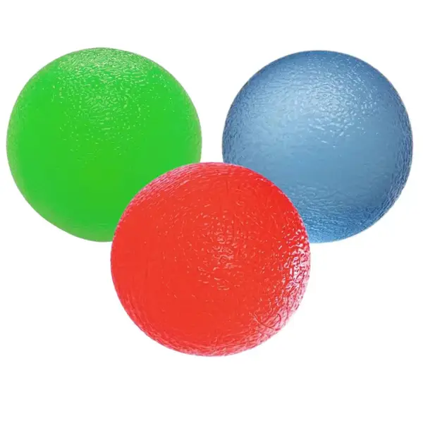 Набор силиконовых эспандеров мяч (тренажер для кисти) PowerPlay PP-4339 Grip Ball Set (набор 3 шт.) купить