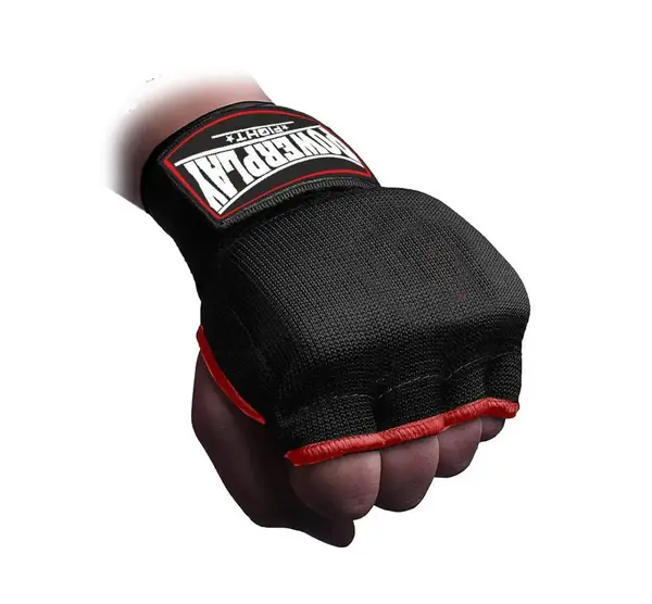 Бинти-рукавиці PowerPlay 3096 з гелевими подушечками Чорні M купити недорого в Україні, фото 7