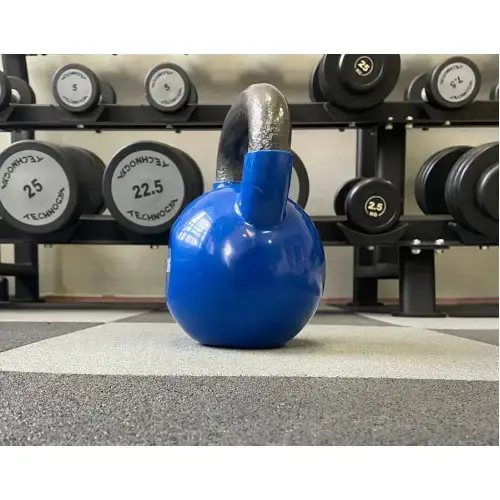 Гиря чавунна з вініловим покриттям 24 кг (синя) Generation Fitness FF51F1A-24kg купити недорого в Україні, фото 2