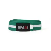 Пояс для кимоно SMAI с белой полосой посередине | зеленый | SMAI SM B001GW 260 см купить