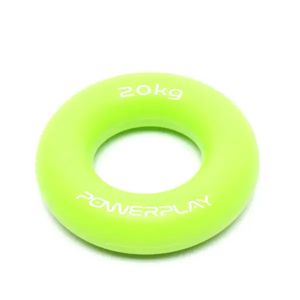 Эспандер кистевой силиконовый PowerPlay PP-4324 Hand Grip Ring Medium 20 кг. Зеленый купить недорого в Украине, фото 3