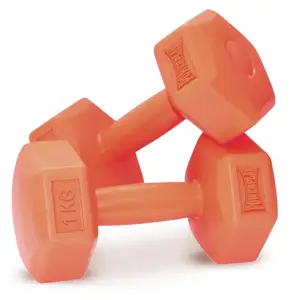 Гантели композитные PowerPlay 4124 Hercules 2*1 кг. Оранжевые (пара - 2шт.) купить