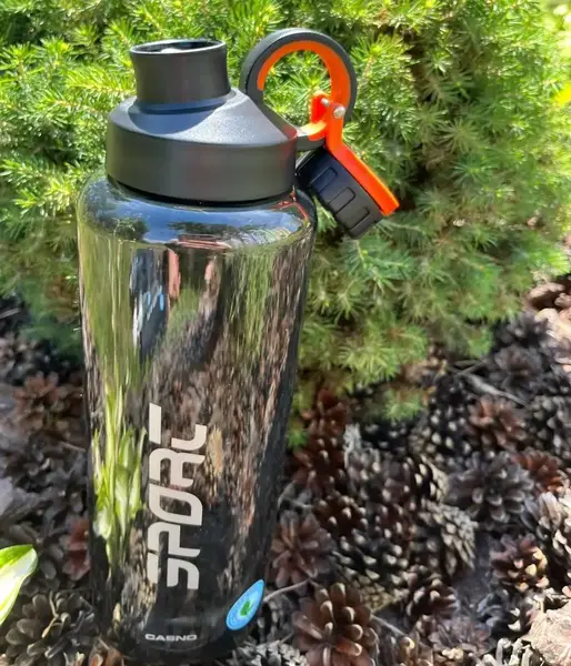 Пляшка для води CASNO 1500 мл KXN-1237 Чорна купити недорого в Україні, фото 9