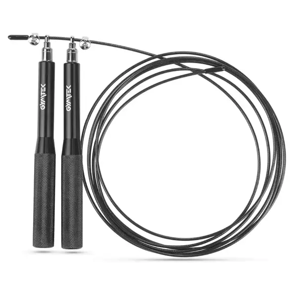 Скакалка Gymtek скоростная черный купить недорого в Украине, фото 2