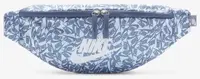 Сумка на пояс Nike NK HERITAGE WAISTPCK ACCS PR голубой, белый Уни 41 х 10 х 15 см купить
