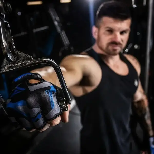 Перчатки для фитнеса RDX F6 Sumblimation Blue XL купить недорого в Украине, фото 9