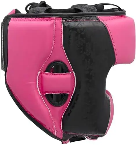 Шолом боксерський Adidas Combat 50 | S | чорний/рожевий | Обхват голови 52-55 см | ADIC50HG купити недорого в Україні, фото 7