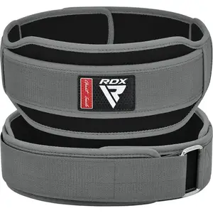 Пояс для важкої атлетики RDX RX5 Double Belt неопреновий Grey XL купити