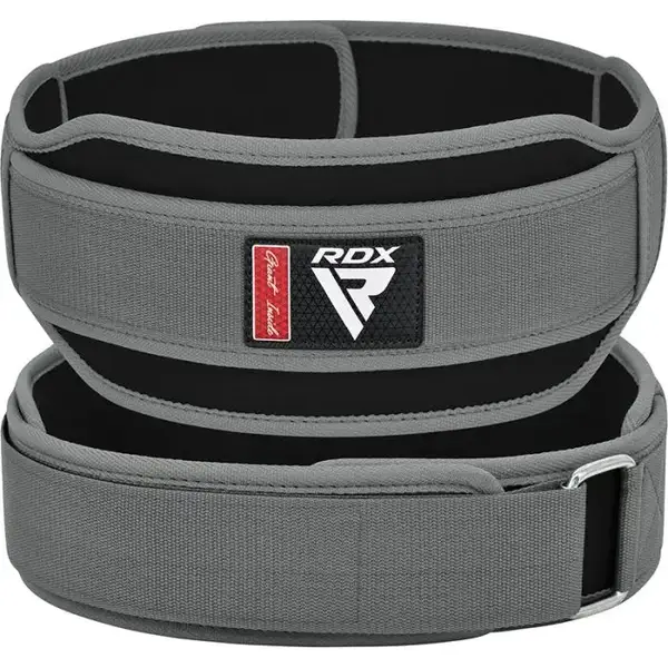 Пояс для важкої атлетики RDX RX5 Double Belt неопреновий Grey XL купити