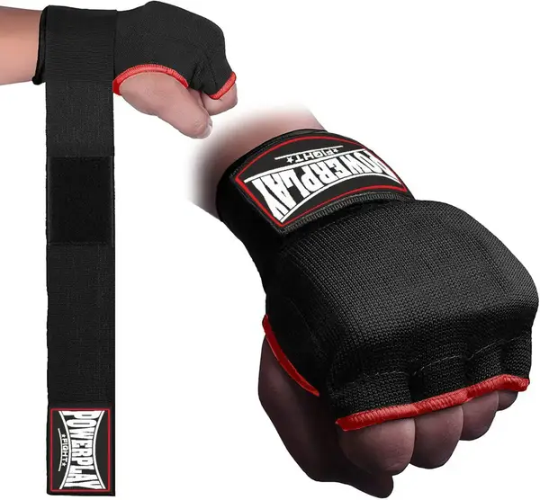 Бинти-рукавиці PowerPlay 3096 з гелевими подушечками Чорні XL купити