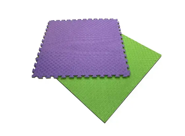 Татамі мат EVA 20 мм 1х1м Фіолетово-Зелений купити недорого в Україні, фото 6