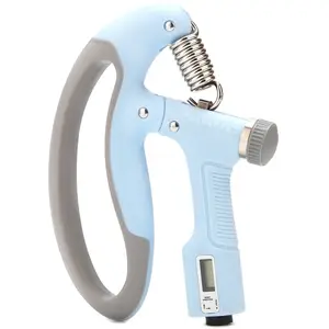 Эспандер кистевой со счетчиком PowerPlay PP-4403 с регулируемой нагрузкой 10-100 кг. Синий купить