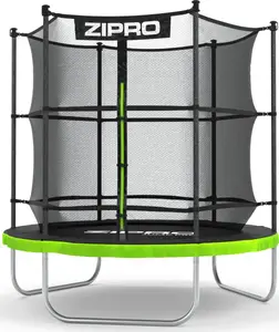 Батут Zipro Jump Pro с внутренней сеткой 6 футов 183 см черно-зеленый купить