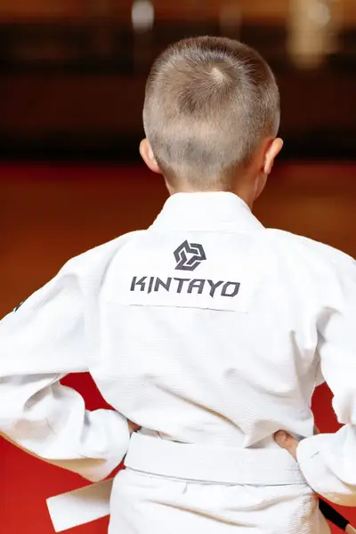 Кімоно для джиу - джитсу біле, TM "Kintayo", 150 зріст, щільність 350 гр/м.кв. купити недорого в Україні, фото 5