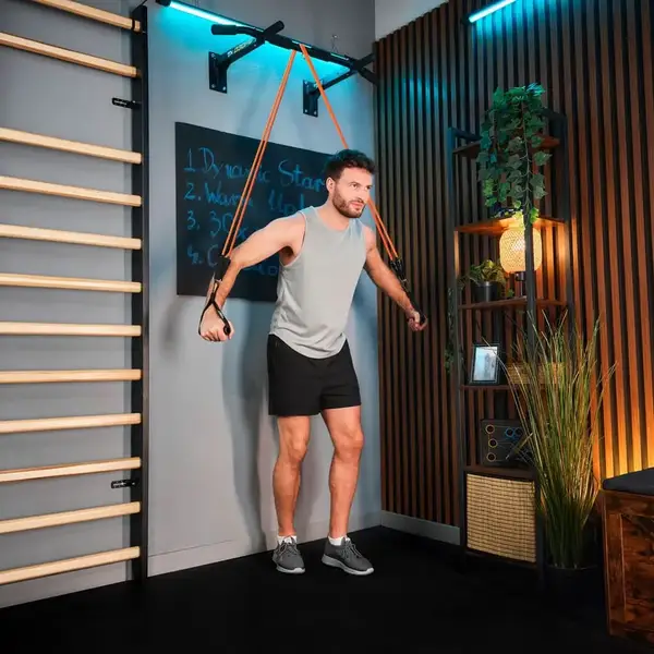 Набор резинок с эспандерами 4,6-22,8 кг Trex Sport TX-050TSV черный купить недорого в Украине, фото 15