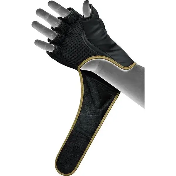 Перчатки для ММА RDX F6 KARA KARA Matte Golden M купить недорого в Украине, фото 6