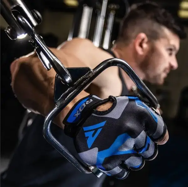 Перчатки для фитнеса RDX F6 Sumblimation Blue XL купить недорого в Украине, фото 8