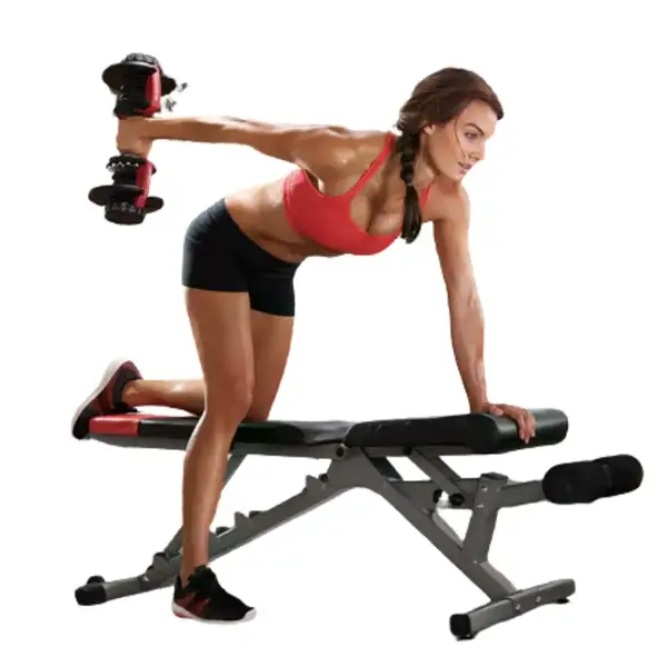 Гантель розбірний регульований Gymtek 2,5-24 кг червоний купити недорого в Україні, фото 18