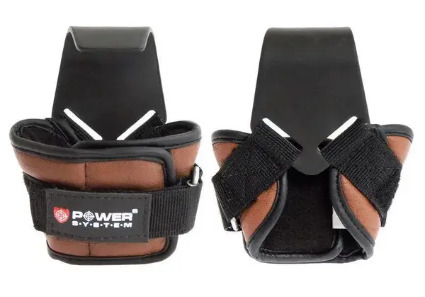 Крюки для тяги на запястье Power System PS-3300 Hooks Brown XL купить недорого в Украине, фото 10