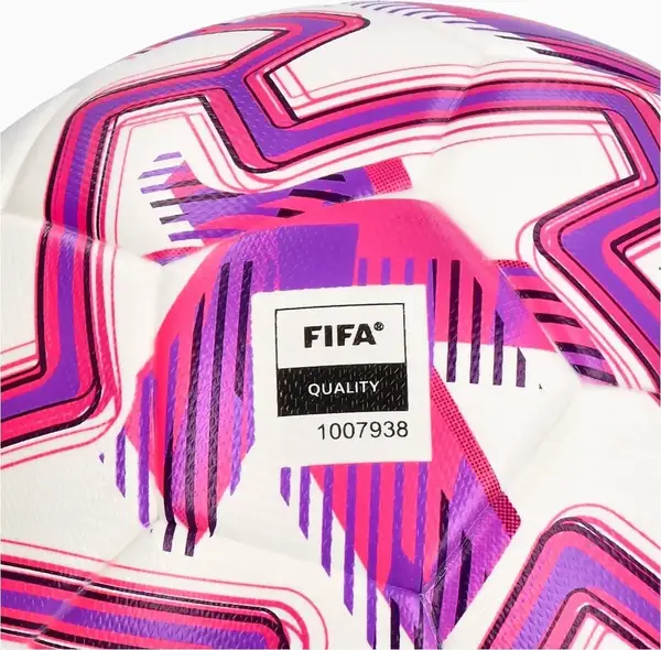 М'яч футбольний Puma Match PL Brilliance (FI Qty) білий, рожевий Уні 5 купити недорого в Україні, фото 4