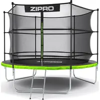 Батут Zipro Jump Pro с внутренней сеткой 10 футов 312 см черно-зеленый купить