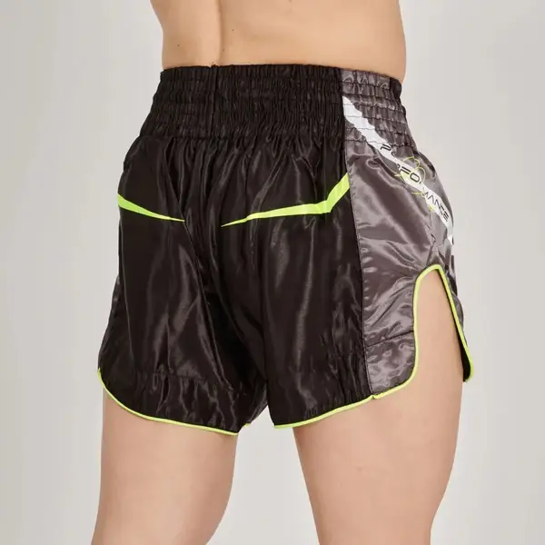Шорти для тайського боксу Leone Performance Fluo Чорний XL купити недорого в Україні, фото 7