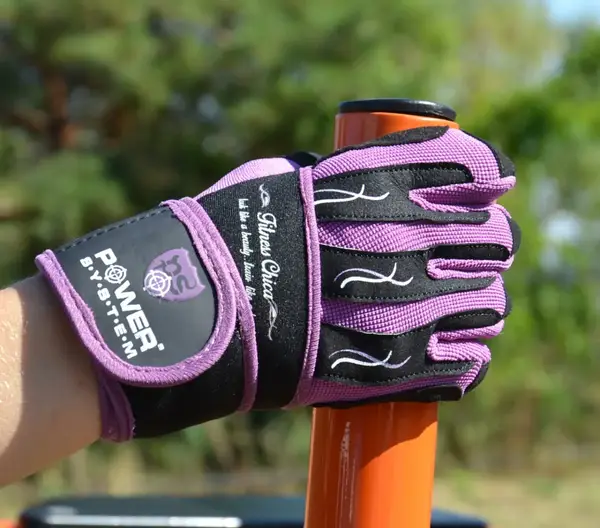 Перчатки для фитнеса Power System PS-2710 Fitness Chica женские Purple XS купить недорого в Украине, фото 4