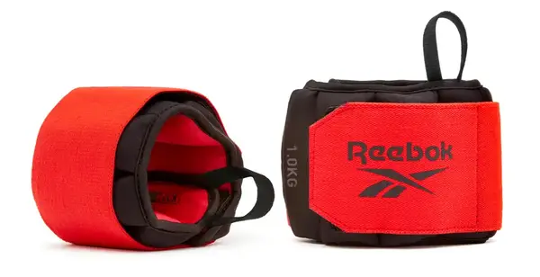 Обважнювачі зап'ястя Reebok Flexlock Wrist Weights чорний, червоний Уні 0.5 кг купити недорого в Україні, фото 6
