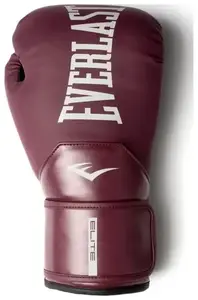 Боксерські рукавиці Everlast ELITE 2 BOXING GLOVES бордовий Уні 16 унцій купити